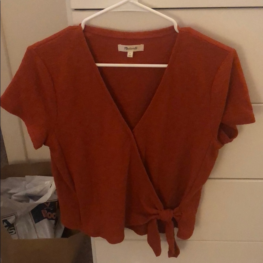 Madewell Fall wrap top!